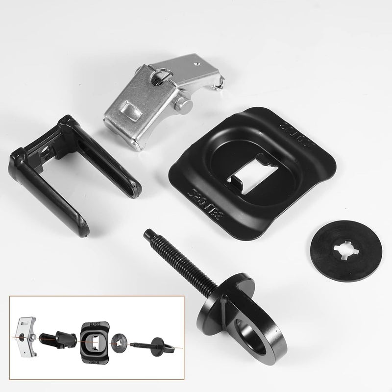 AUTOBABA 2PCS 23146899 Truck Bed Tie Down Anchors Compatible with 2014-2025 Chevy Silverado GMC Sierra 2015-2025 Chevy Colorado GMC Canyon OE #23146899 22854815 22987602 Replacement Accessories - Image 5